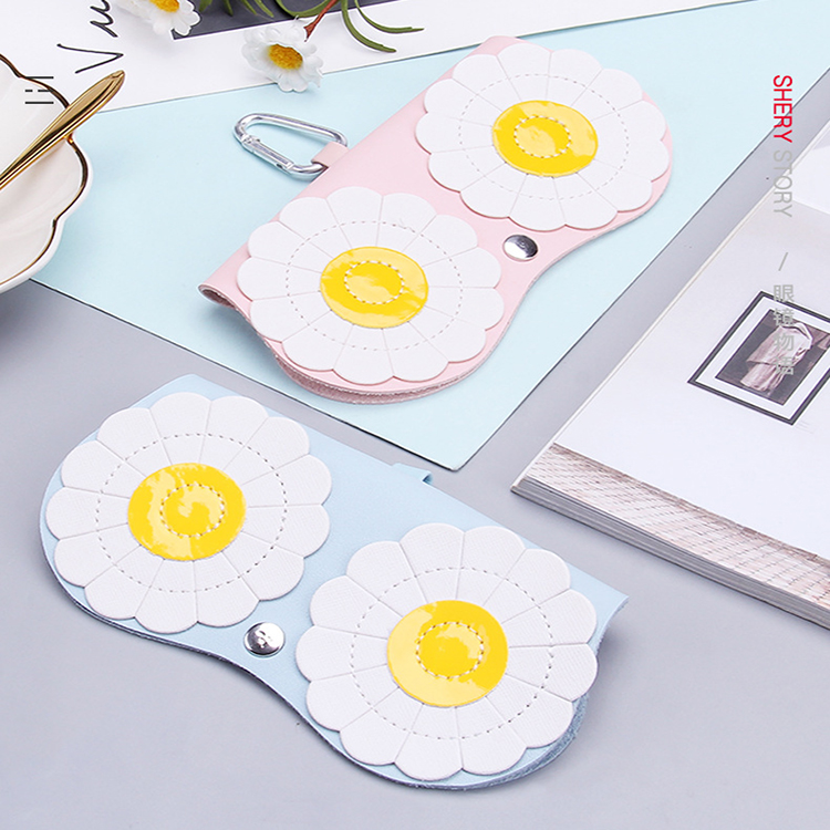 Funda de gafas de sol Ins con logotipo personalizado de moda popular &nbsp;