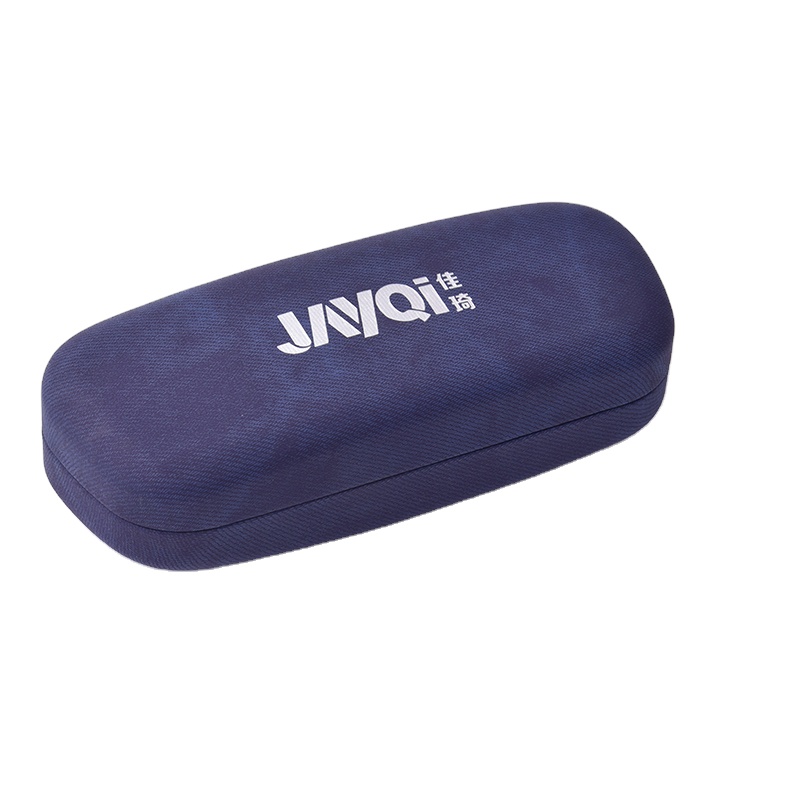 Caja de anteojos de metal Estuche de anteojos de cuero pu mate