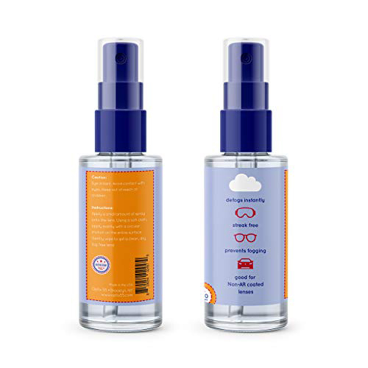 Anteojos personalizados antiniebla Gafas de colores Spray antiniebla