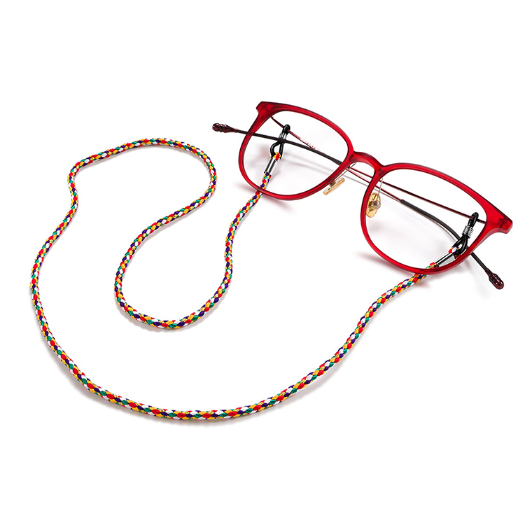 Cordones de anteojos coloridos para anteojos, cadenas y cordones de anteojos de nailon ajustables