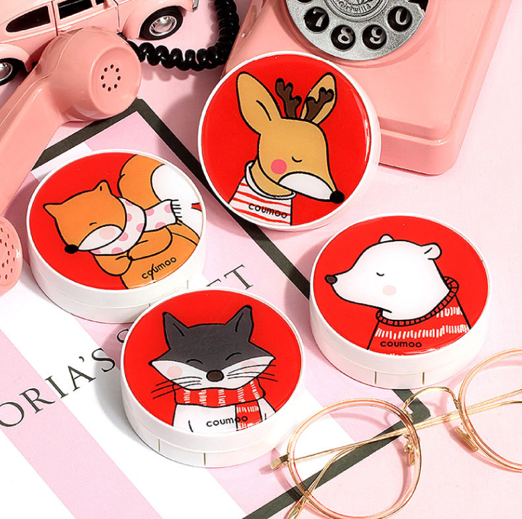 Caja de lentes de contacto de plástico a granel personalizada