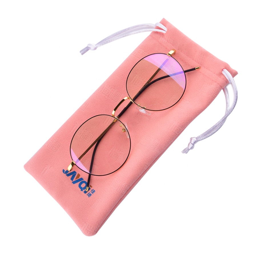 Bolsas de gafas de sol de microfibra de marca personalizada al por mayor 