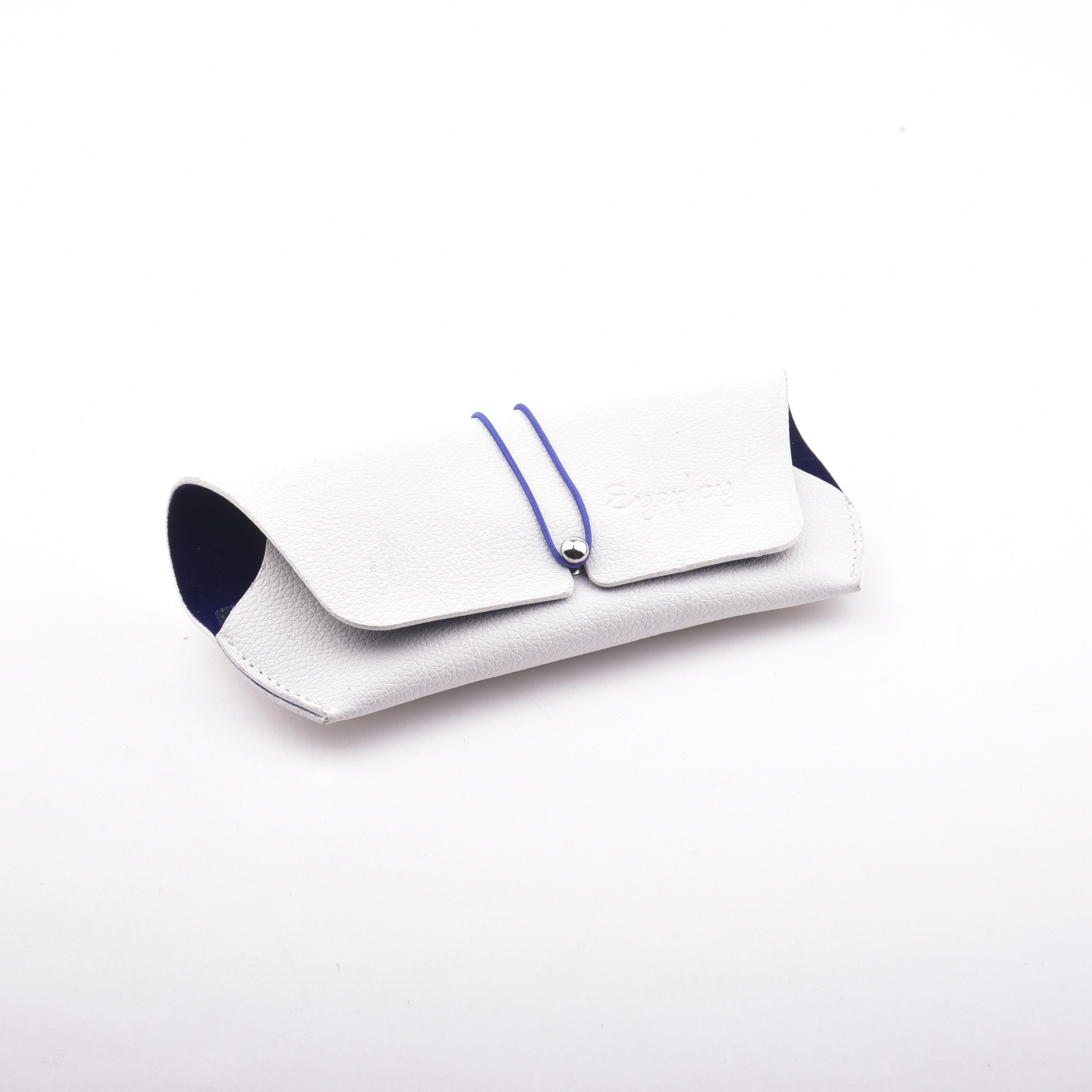 Logotipo personalizado Pu cuero plegable gafas de lectura gafas de sol bolsa