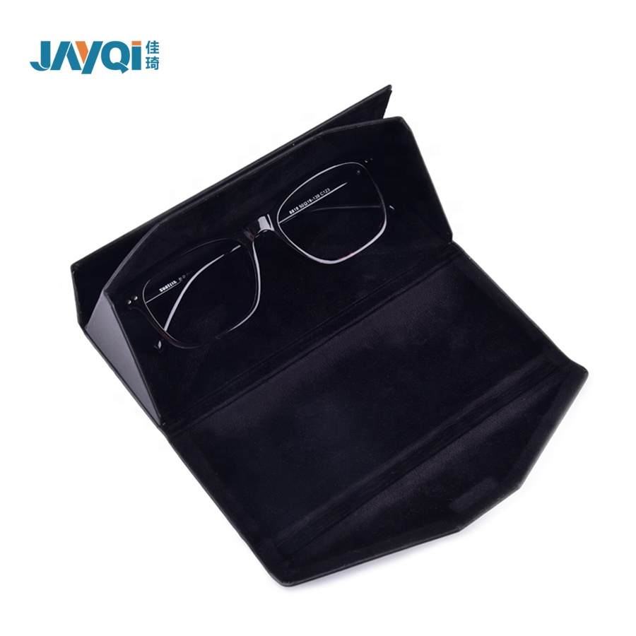 Comercio al por mayor Logotipo personalizado Lujo Hecho a mano suave Pu Gafas Caso