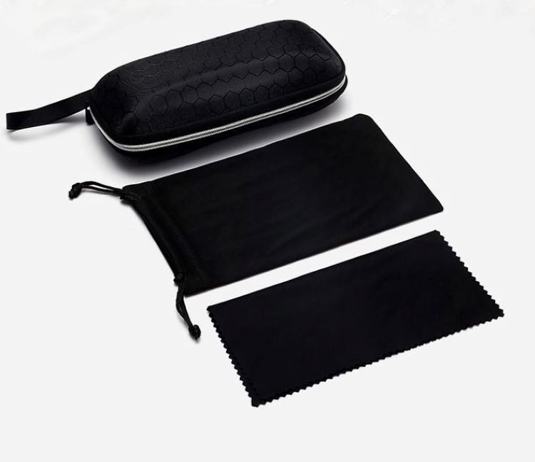Bolsa de gafas de sol personalizada al por mayor bolsa de gafas blandas