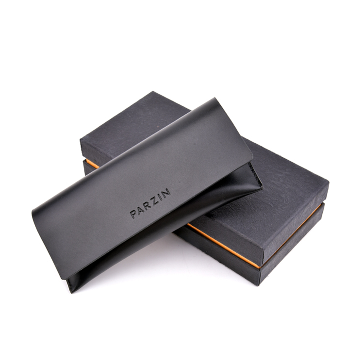 Caja de gafas de sol de cuero con logotipo personalizado Caja de gafas de sol de embalaje