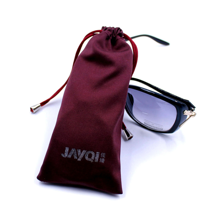 Bolsas de gafas de sol con cordón de microfibra únicas