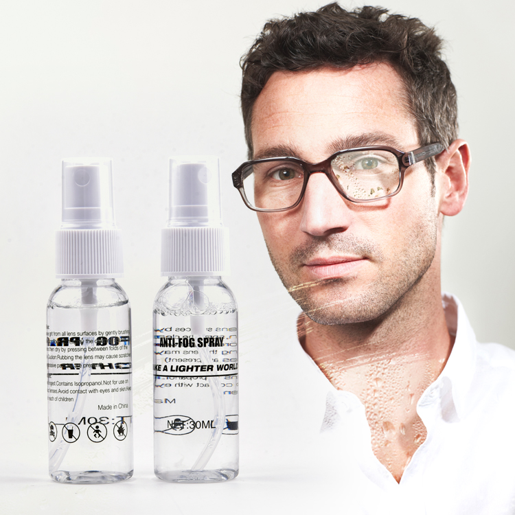 Spray antivaho para gafas ópticas para gafas