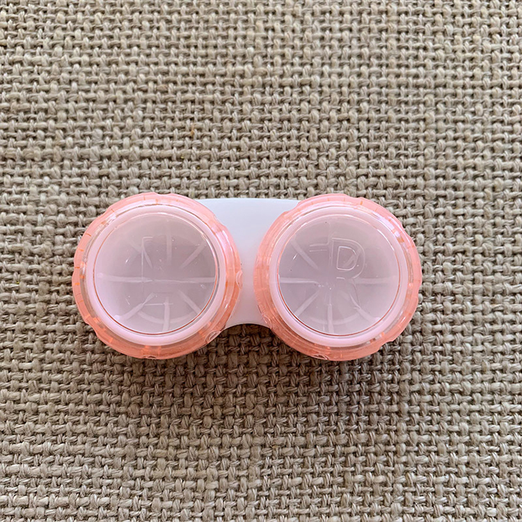 Accesorios para lentes de contacto personalizados Caja circular para lentes de contacto