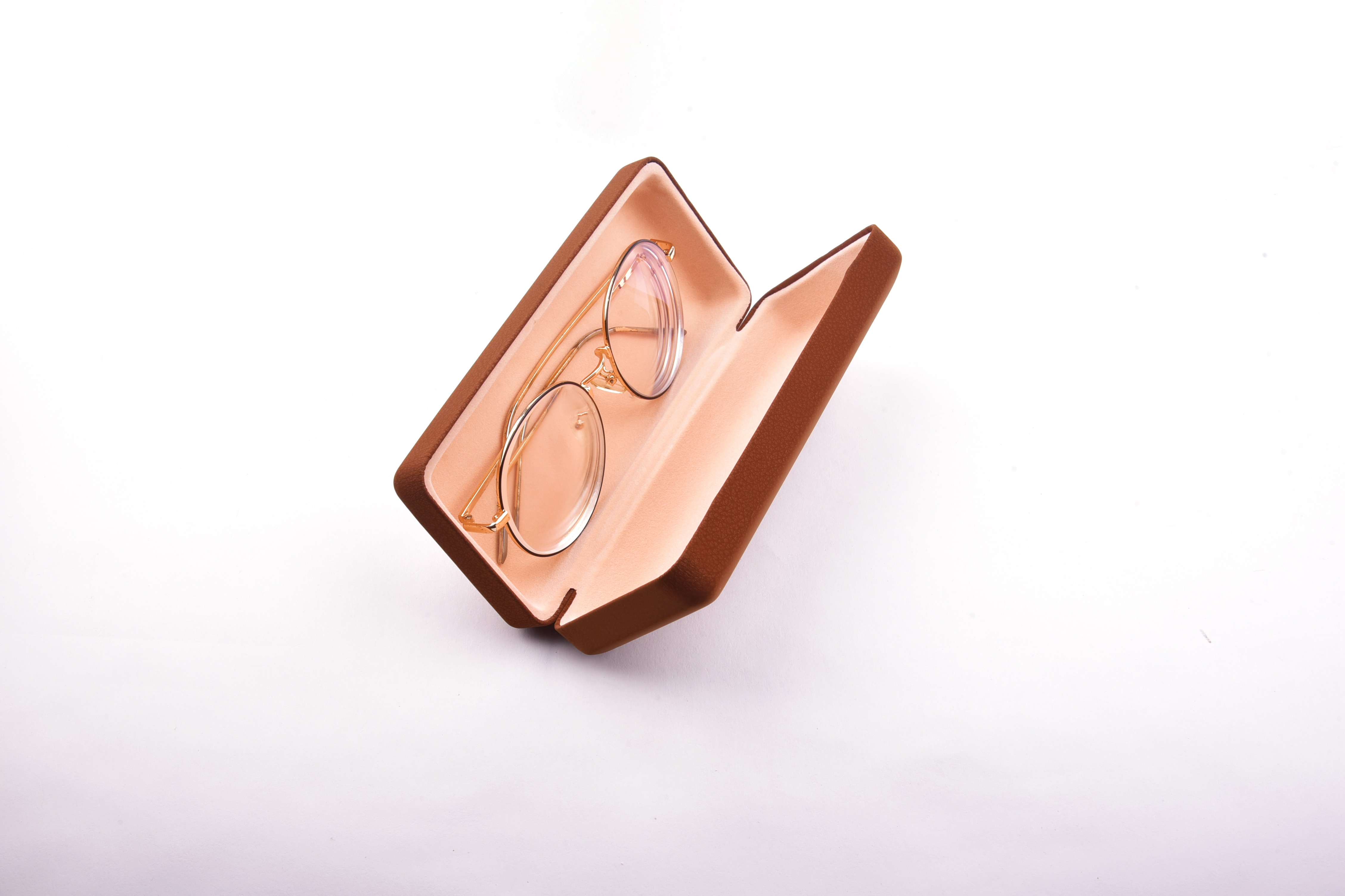 Caja de gafas de sol de impresión de caja de gafas de metal de moda