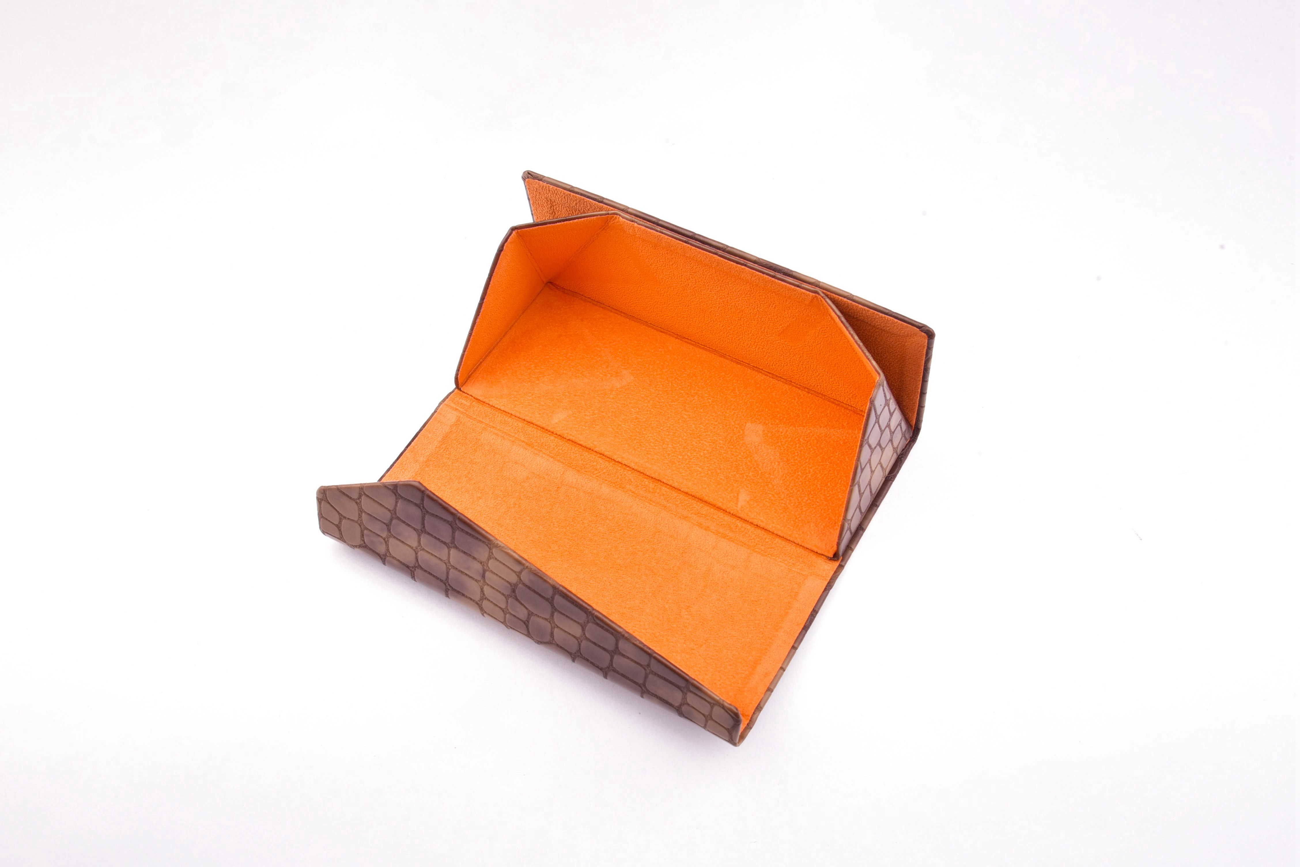 Caja plegable plegable suave de cuero Pu de etiqueta privada