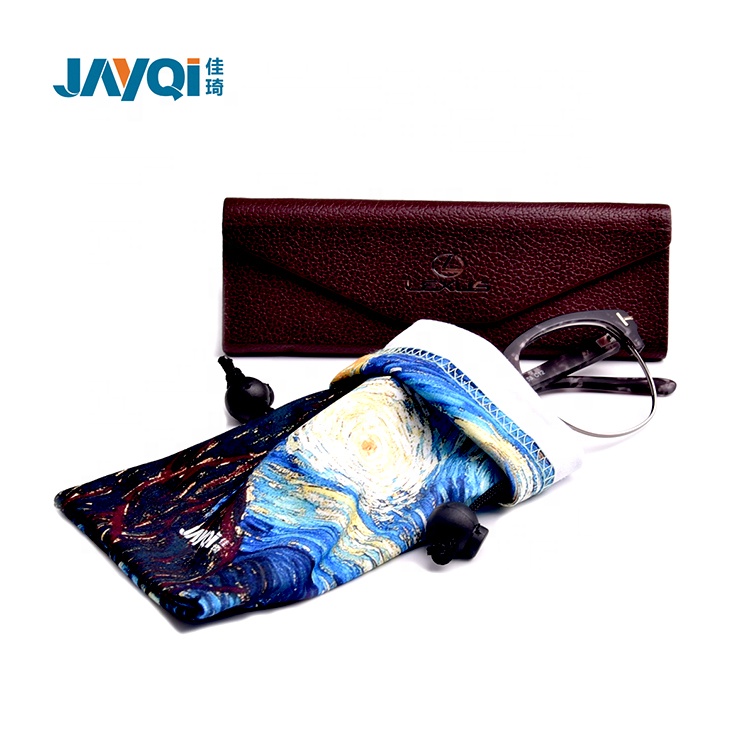 Estuche para gafas de sol de 9_18 cm con impresión digital Jiaqi