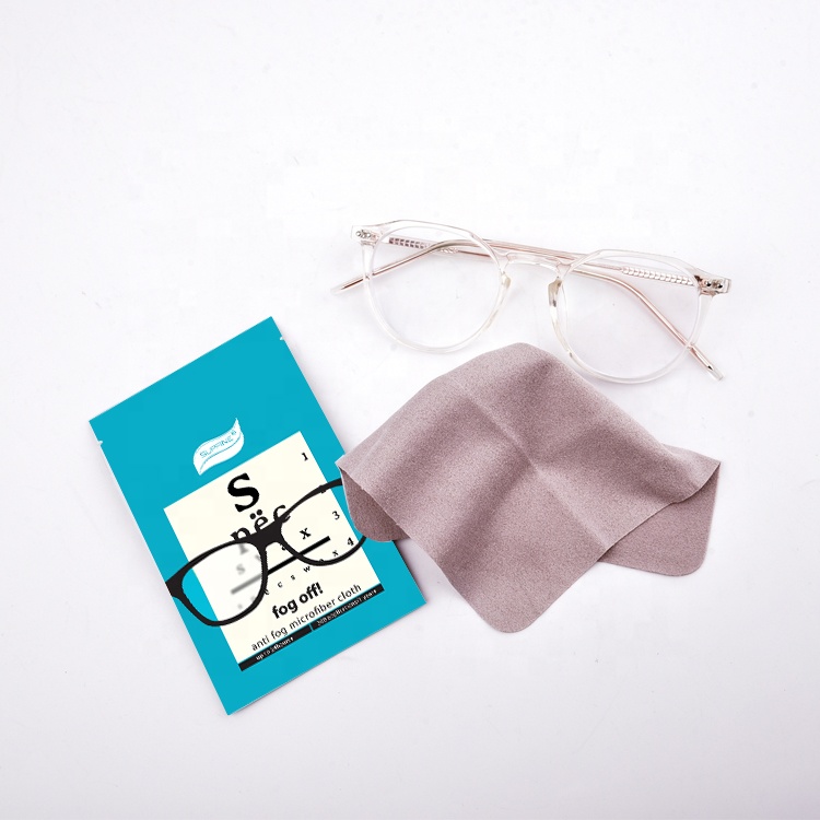 Gafas de microfibra antivaho duraderas, paño de limpieza para gafas